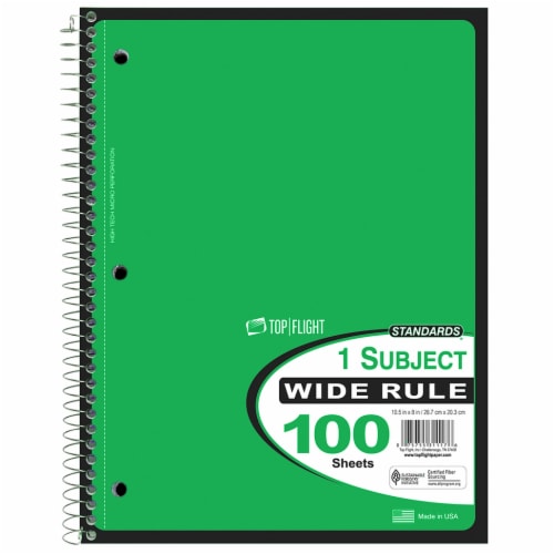 Top Flight Notebook Perspective: left