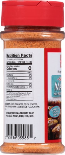 Amazing Taste Salt Free Malibu All-Purpose Seasoning Perspective: left
