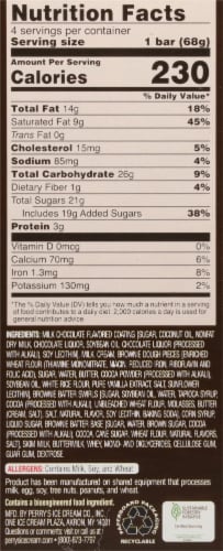 Perry's Ice Cream® Extra Indulgent Brownie Batter Bars Perspective: left
