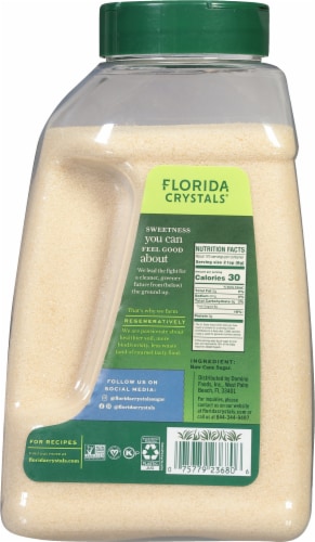 Florida Crystals® Raw Cane Sugar Perspective: left