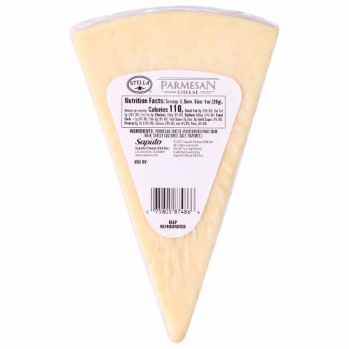 Stella® Parmesan Cheese Wedge Perspective: left