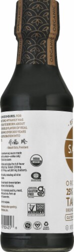 San-J Organic Reduced Sodium Tamari Soy Sauce Perspective: left