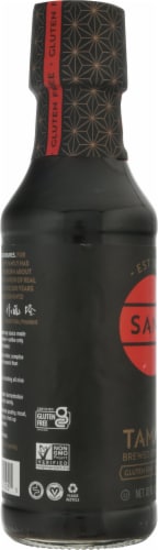 San-J Naturally Brewed Premium Soy Sauce Tamari Perspective: left