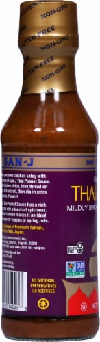 San-J Gluten Free Thai Peanut Marinade & Dipping Sauce Perspective: left