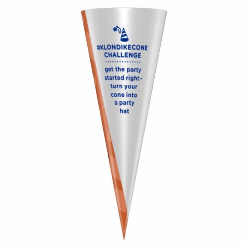 Klondike Coocoo for Caramel & Vanilla Caramel Frozen Dairy Dessert Cones Perspective: left
