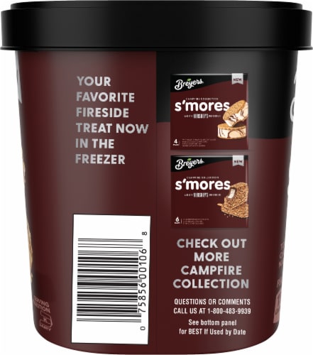 Breyers® S'mores Ice Cream Tub Perspective: left