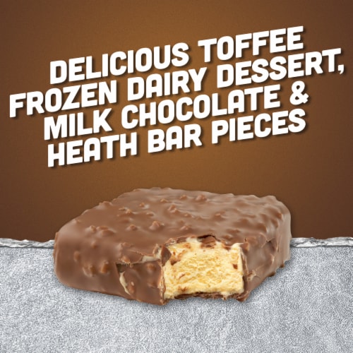 Klondike Heath Frozen Dairy Dessert Bars Perspective: left