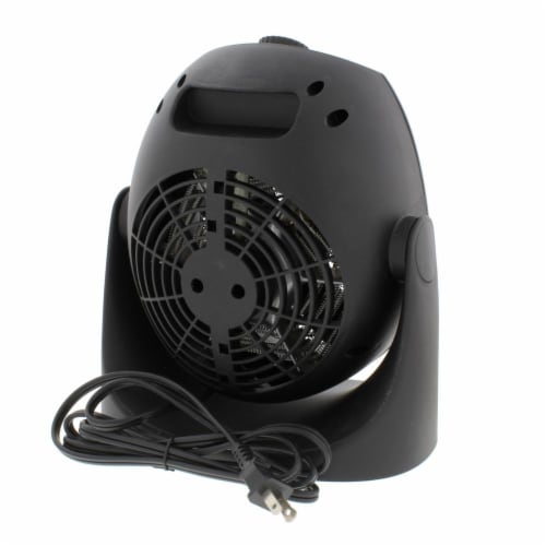 Comfort Zone Portable 1500w Electric Space Heater Personal Fan Dual Unit Black 1 Piece Kroger