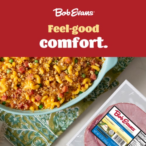 Bob Evans Fully Cooked Ham Steaks Perspective: left