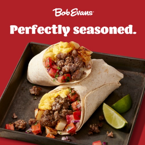 Bob Evans Zesty Hot Pork Sausage Roll Perspective: left