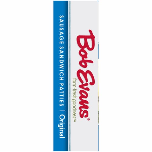 Bob Evans Original Sausage Sandwich Patties Perspective: left