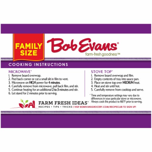Bob Evans Farm-Fresh Goodness Tasteful Sides Mashed Sweet Potatoes Perspective: left