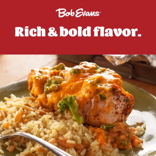 Bob Evans Tasteful Sides Brocolli & Cheese Dish Perspective: left