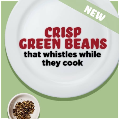 Bob Evans Farmhouse Favorites Green Beans with Garlic Herb Butter Sauce Perspective: left