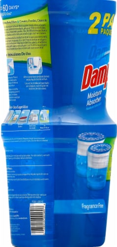 DampRid® Fragrance Free Moisture Absorber Twin Pack Perspective: left
