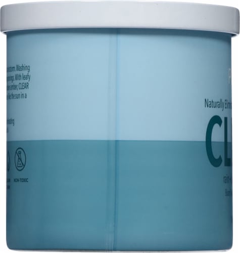 Candle-lite Odor Eliminating Clear Scented 2-Wick Candle Perspective: left
