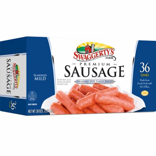 Swaggerty's Farm Premium Sausage Links Mild Perspective: left