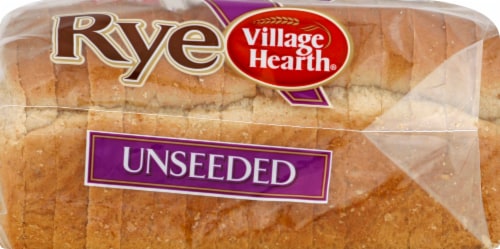 Village Hearth Unseeded Rye Bread Perspective: left