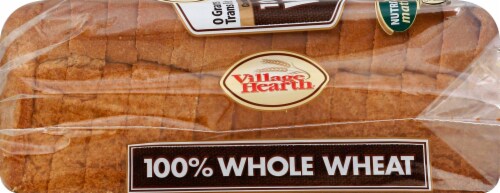 Village Hearth® 100% Whole Wheat Bread Perspective: left