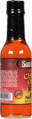 Sun Luck La Yu Chili Oil Perspective: left