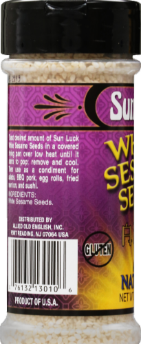 Sun Luck® White Sesame Seeds Perspective: left