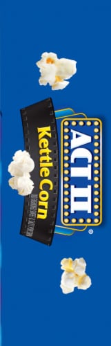 Act II® Kettle Corn Microwave Popcorn Perspective: left