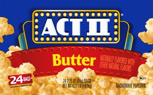 Act II® Butter Microwave Popcorn Perspective: left