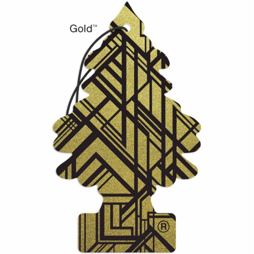 Little Trees® Gold™ Air Fresheners Perspective: left