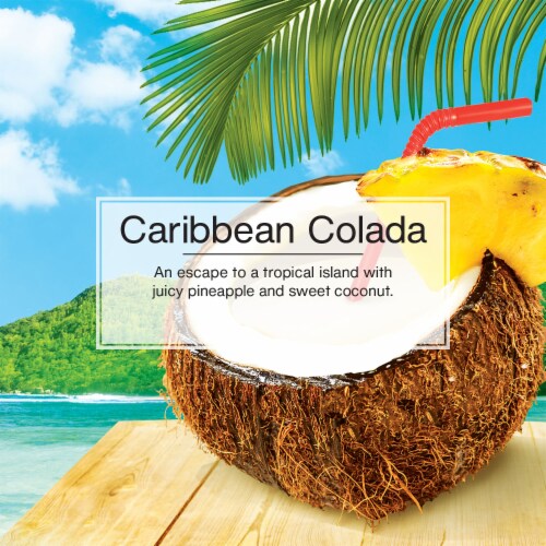 Little Trees® Caribbean Colada Car Air Fresheners Perspective: left