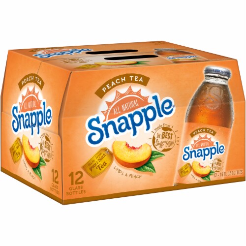 Snapple All Natural Diet Peach Tea, 6 bottles / 16 fl oz - Ralphs