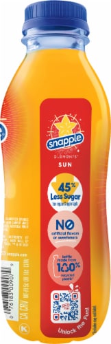 Snapple Elements Sun Flavored Juice Perspective: left