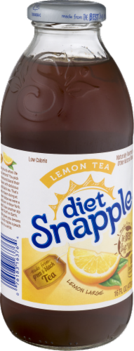 Snapple Diet Lemon Tea Perspective: left