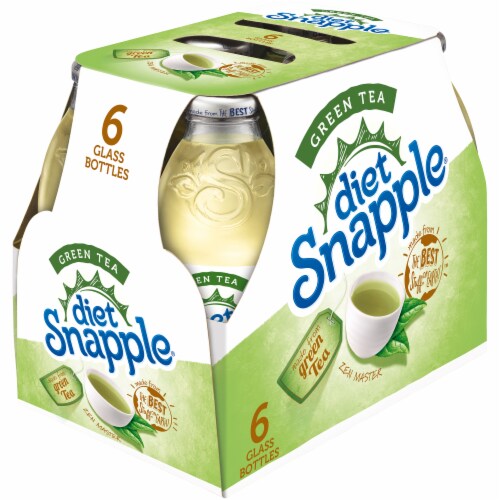 Diet Snapple Green Iced Tea Drinks Perspective: left