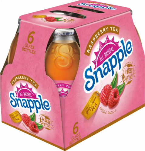 Snapple Raspberry Ice Tea Drinks Perspective: left