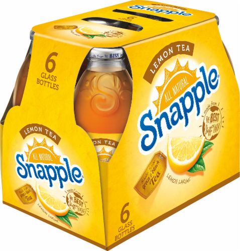 Snapple Lemon Iced Tea Drinks Perspective: left