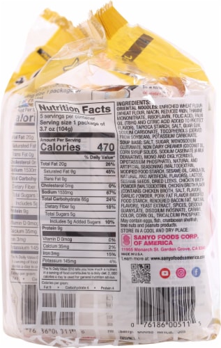 Sapporo Ramen Ichi Tonkotsu Noodles 5 Pack Perspective: left
