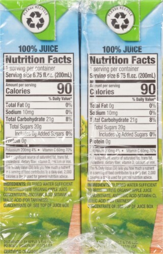 Apple & Eve® Organics Apple Juice Perspective: left
