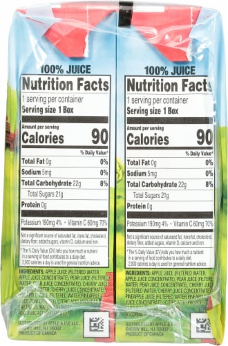 Apple & Eve 100% Juice Fruit Punch Juice Boxes Perspective: left