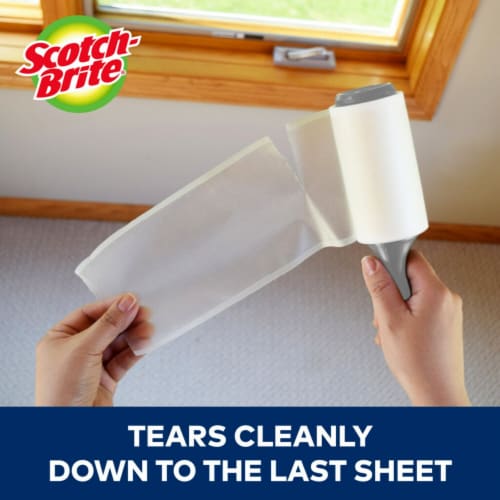 Scotch-Brite™ 50% Stickier Extreme Clean Lint Roller Perspective: left