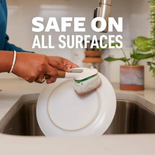 Scotch-Brite® Greener Clean Dishwand and Refills Perspective: left