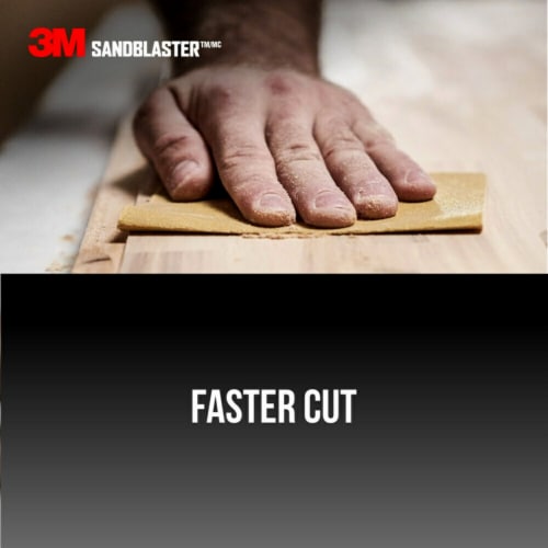 3M SandBlaster Assorted Grit Advanced Sanding Sheets Perspective: left