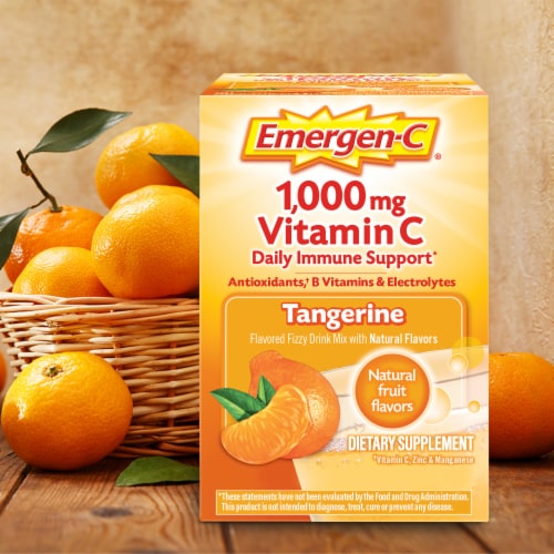Emergen-C Vitamin C Powder Perspective: left