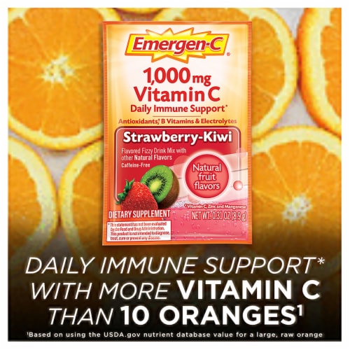 Emergen-C Vitamin C Powder Perspective: left