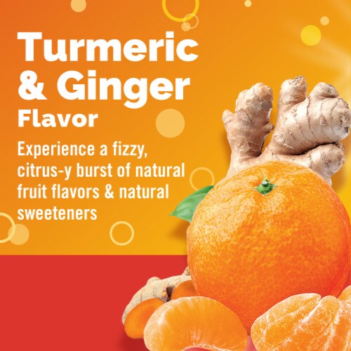 Emergen-C Vitamin C Turmeric and Ginger Immune Support Powder Perspective: left