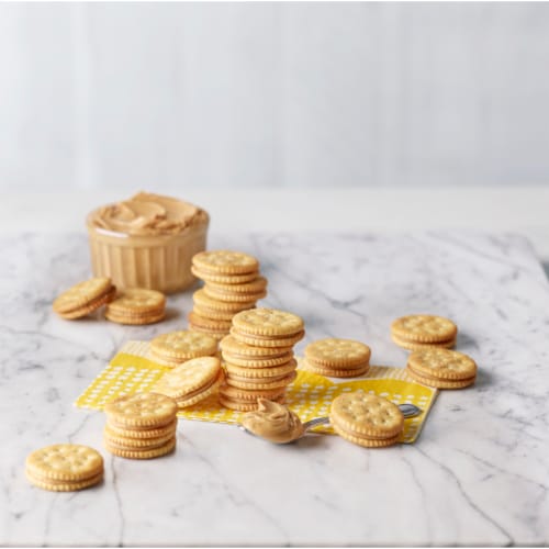 Lance® Toasty® Peanut Butter Sandwich Crackers Perspective: left