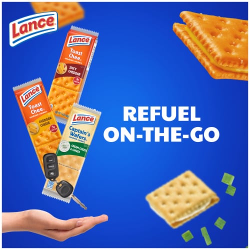 Lance® Cheese Lovers Sandwich Crackers Variety Pack Perspective: left