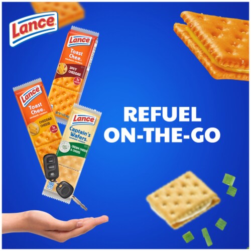 Lance® Cheese Lovers Sandwich Crackers Variety Pack Perspective: left