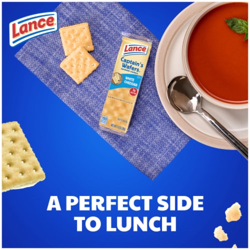 Lance® Captain's Wafers® White Cheddar Sandwich Crackers Perspective: left
