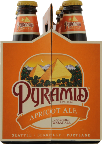 Pyramid Audacious Apricot Ale Perspective: left