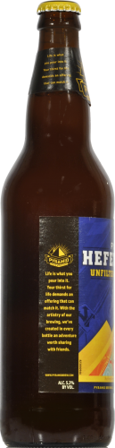 Pyramid Hefeweizen Wheat Ale Perspective: left